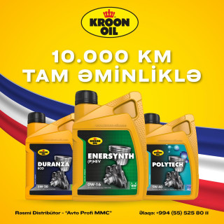 Kroon Oil - sərhədsiz güc, fasiləsiz hərəkət