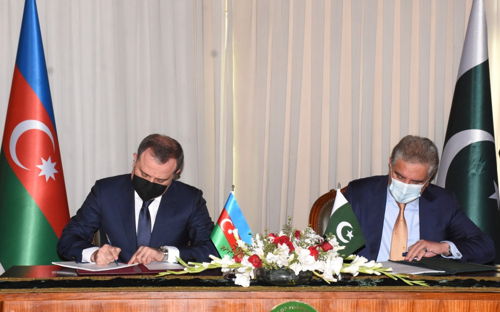Azərbaycan ilə Pakistan arasında saziş imzalanıb<font color=red> - FOTOLAR</font>