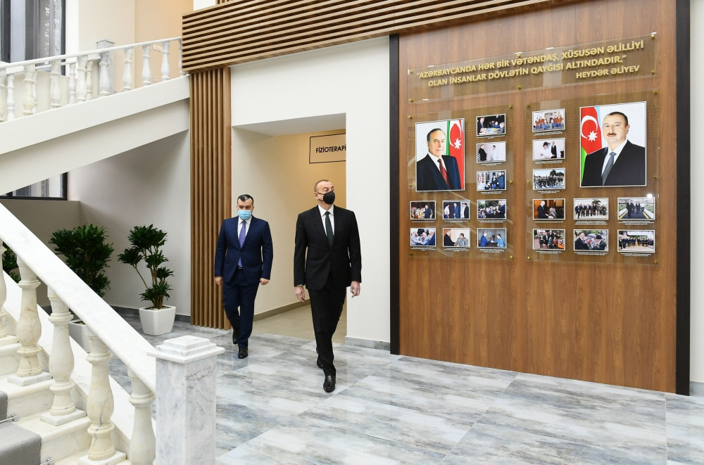 Prezident İlham Əliyev Şağan Reabilitasiya Pansionatının açılışında iştirak edib<font color=red> - FOTOLAR</font>
