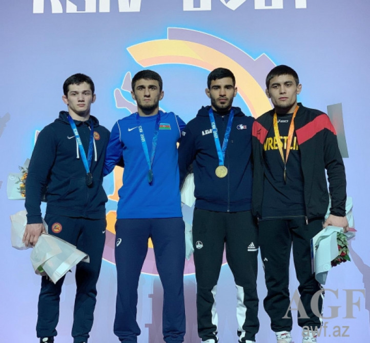 Azərbaycan güləşçiləri Kiyev turnirini 6 medalla başa vurublar<font color=red> - FOTOLAR</font>