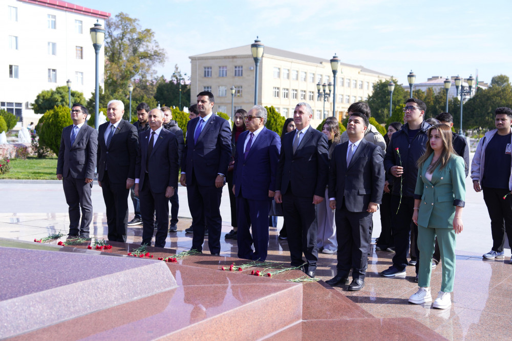 Naxçıvan Dövlət Universitetində Qərbi Azərbaycandan olan gənclərin Naxçıvan forumu keçirilib<font color=red> - FOTOLAR</font>