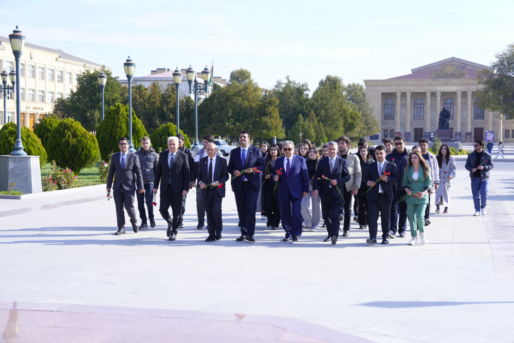 Naxçıvan Dövlət Universitetində Qərbi Azərbaycandan olan gənclərin Naxçıvan forumu keçirilib<font color=red> - FOTOLAR</font>