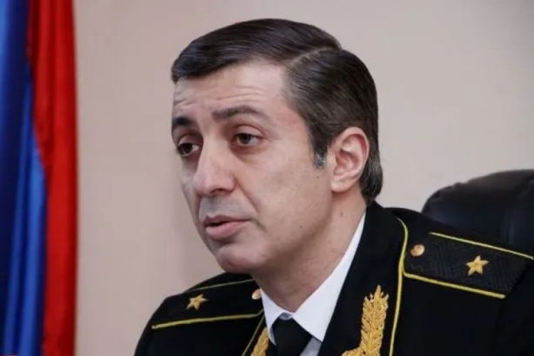Erməni general Moskvada saxlanılıb
