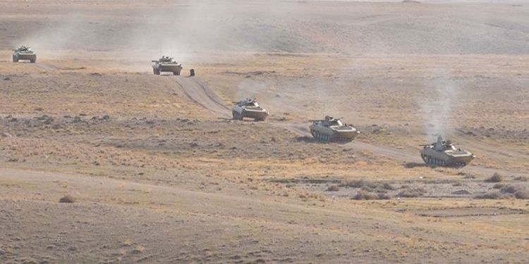 Əlahiddə Ümumqoşun Orduda kompüter dəstəkli komanda-qərargah təlimi keçirilib<font color=red> - VİDEO</font>