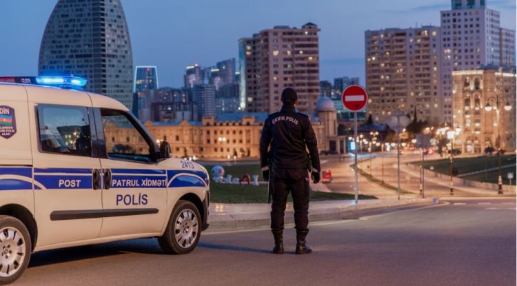 Daima asayişi təmin edən Azərbaycan polisi