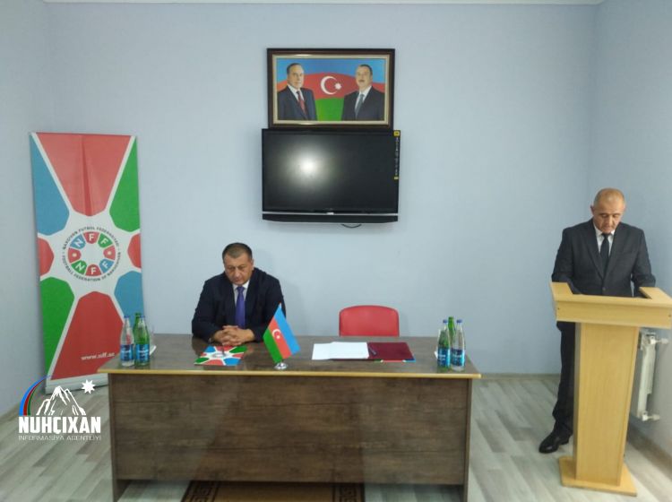 Zaur Axundov Naxçıvan Futbol Federasiyasının prezidenti seçilib<font color=red> - FOTOLAR</font>
