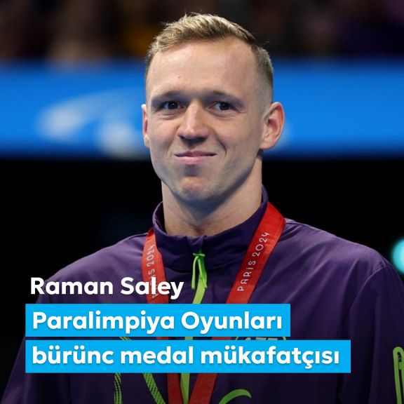 Mehriban Əliyeva Paralimpiya Oyunlarında üçüncü dəfə medal qazanan Raman Saleyi təbrik edib