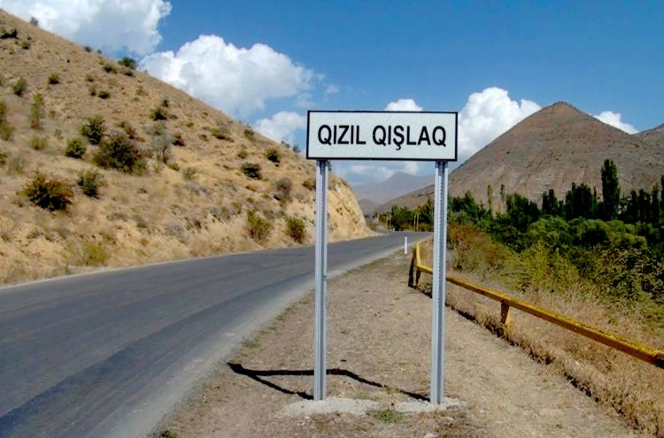 Qızıl Qışlaq kəndinin yol infrasturukturu yaxşılaşdırlır<font color=red> - VİDEO</font>