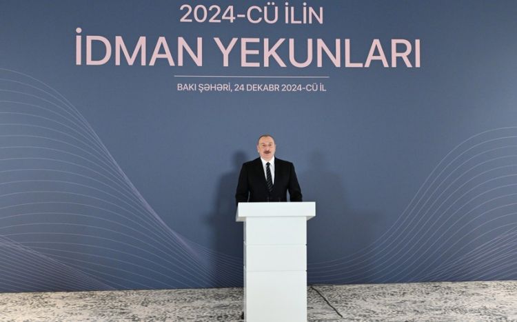 Prezident İlham Əliyev 2024-cü ilin idman yekunlarına həsr olunan mərasimdə iştirak edib<font color='red'> - YENİLƏNİB</font>