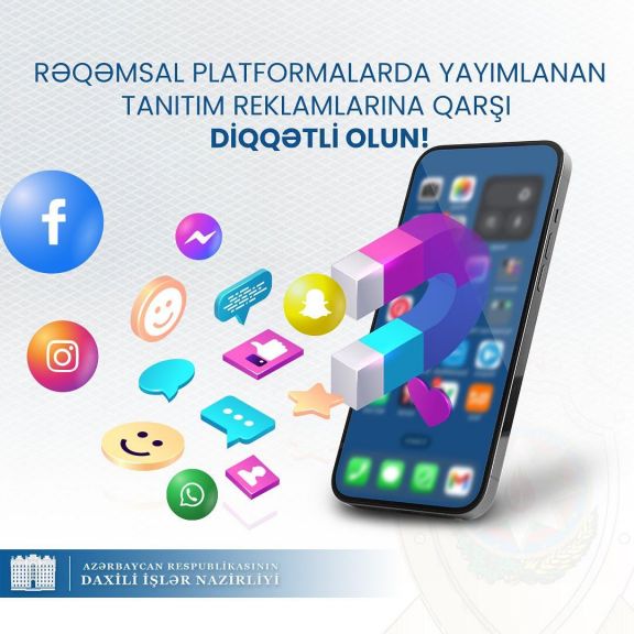 DİN vətəndaşları rəqəmsal platformalarda diqqətli olmağa çağırıb