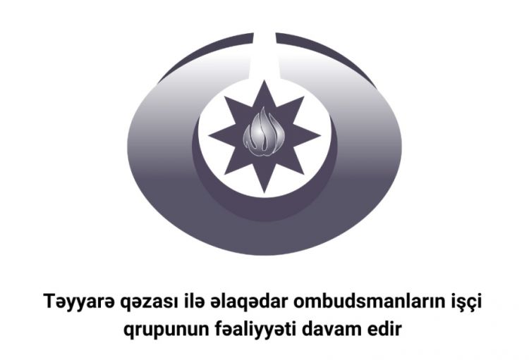 Təyyarə qəzası ilə əlaqədar ombudsmanların işçi qrupunun fəaliyyəti davam edir