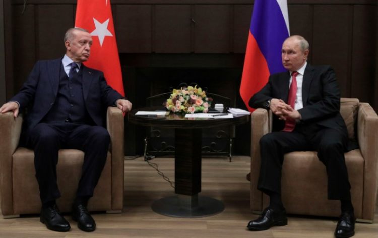 Putin Ərdoğana başsağlığı verib